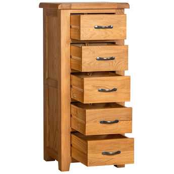a wooden dresser with a wooden frame on it 