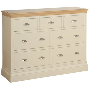 a close up of a cabinet with drawers 