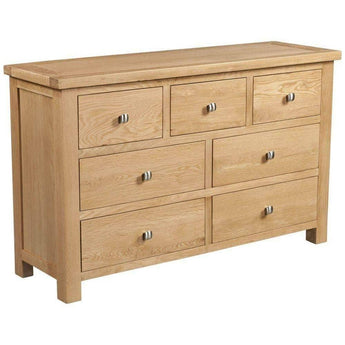 a wooden dresser with a wooden dresser on top of it 
