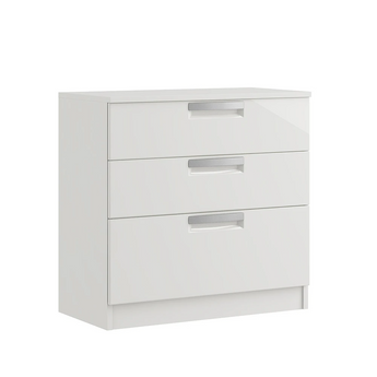 Milan 3 Drawer Chest (Inc. One Deep Drawer) Inspired Rooms