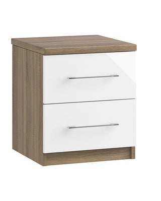 a close up picture of a white dresser 