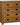 a close up of a wooden dresser in a wooden dresser 
