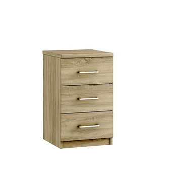 3 Drawer Bedside Chest Inspired Rooms