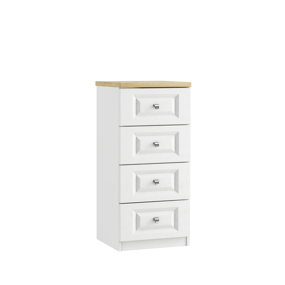 4 Drawer Narrow Chest Inspired Rooms
