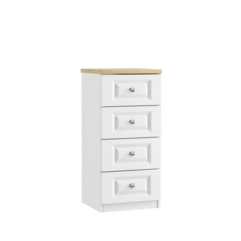 4 Drawer Narrow Chest Inspired Rooms
