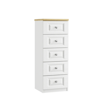 5 Drawer Narrow Chest Inspired Rooms