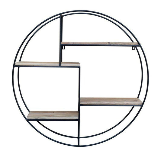 Atlantis Circle Wall Shelf 90 x 21 x 90cm