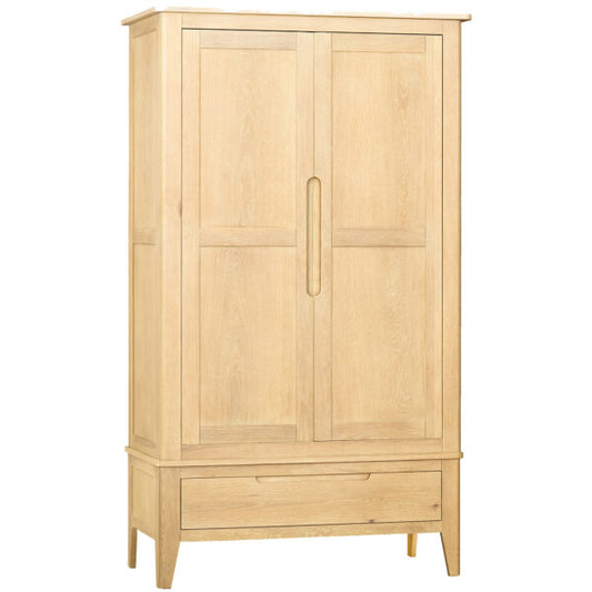 Double Wardrobe with Drawer