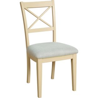 Cassis Painted Cross Back Dining Chair