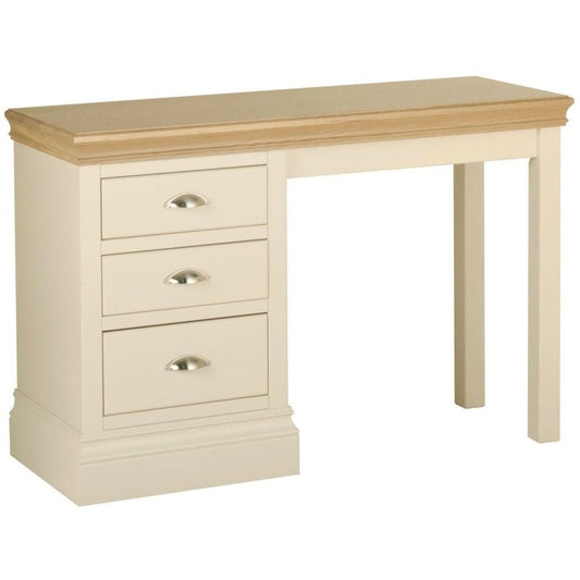 Cassis Painted Single Pedestal Dressing Table