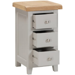 Compact 3 Drawer Bedside - Inspired Rooms