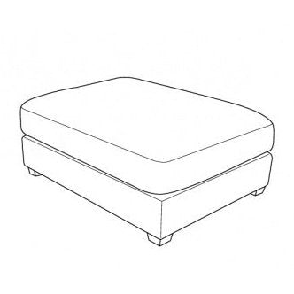 Deco Large Footstool Inspired Rooms
