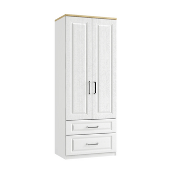 Double Tall 2 Drawer Gents Robe ( With One Deep Drawer) Inspired Rooms