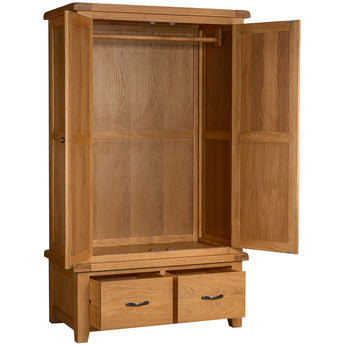 Double Wardrobe with 2 Drawers Inspired Rooms