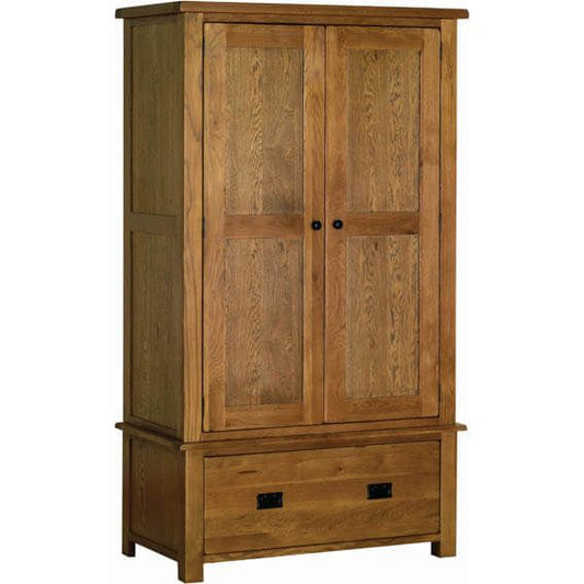 Double Wardrobe With 1 Drawer