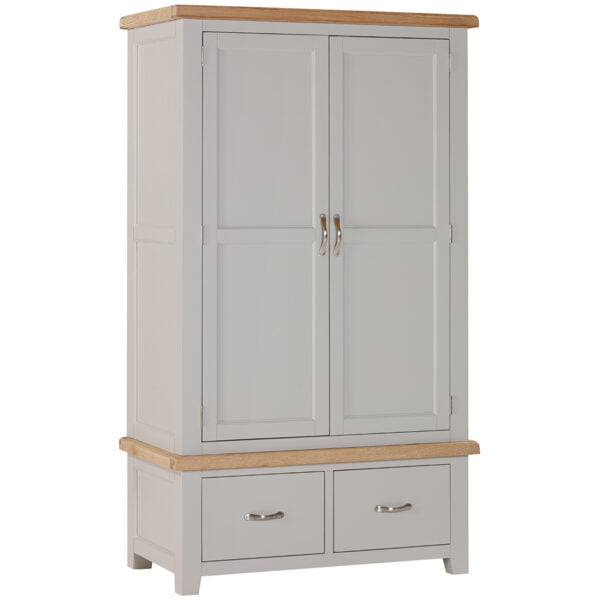 Double Wardrobe with 2 Drawers