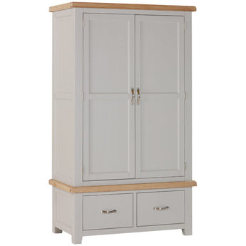 Double Wardrobe with 2 Drawers - Inspired Rooms