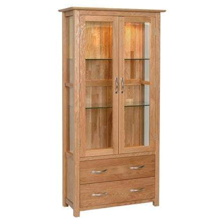a wooden cabinet with a wooden door in it 
