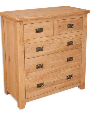 a brown wooden dresser with a wooden cabinet 