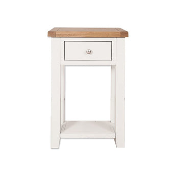Havana White 1 Drawer Console Table Inspired Rooms