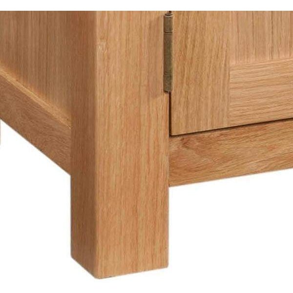 a wooden door in a wooden cabinet 