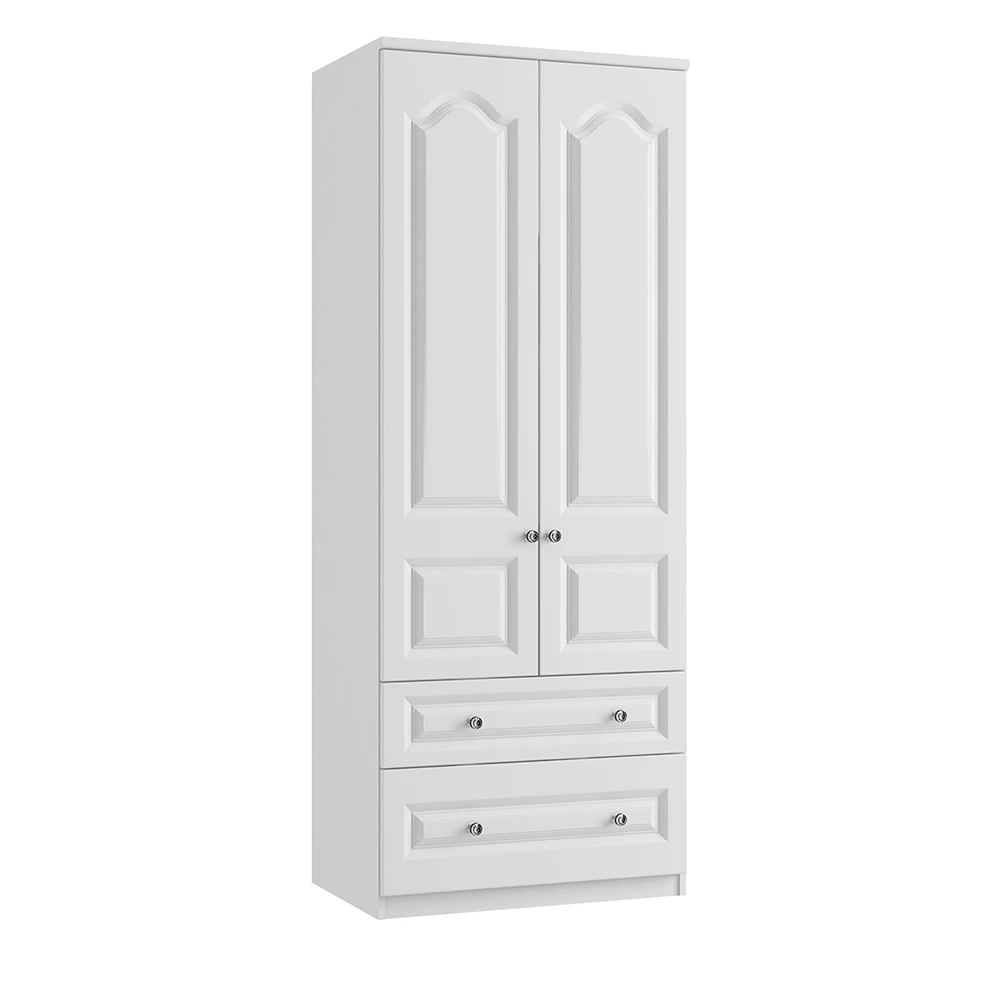 Lazio Double Tall 2 Drawer Gents Robe ( With One Deep Drawer Inspired Rooms