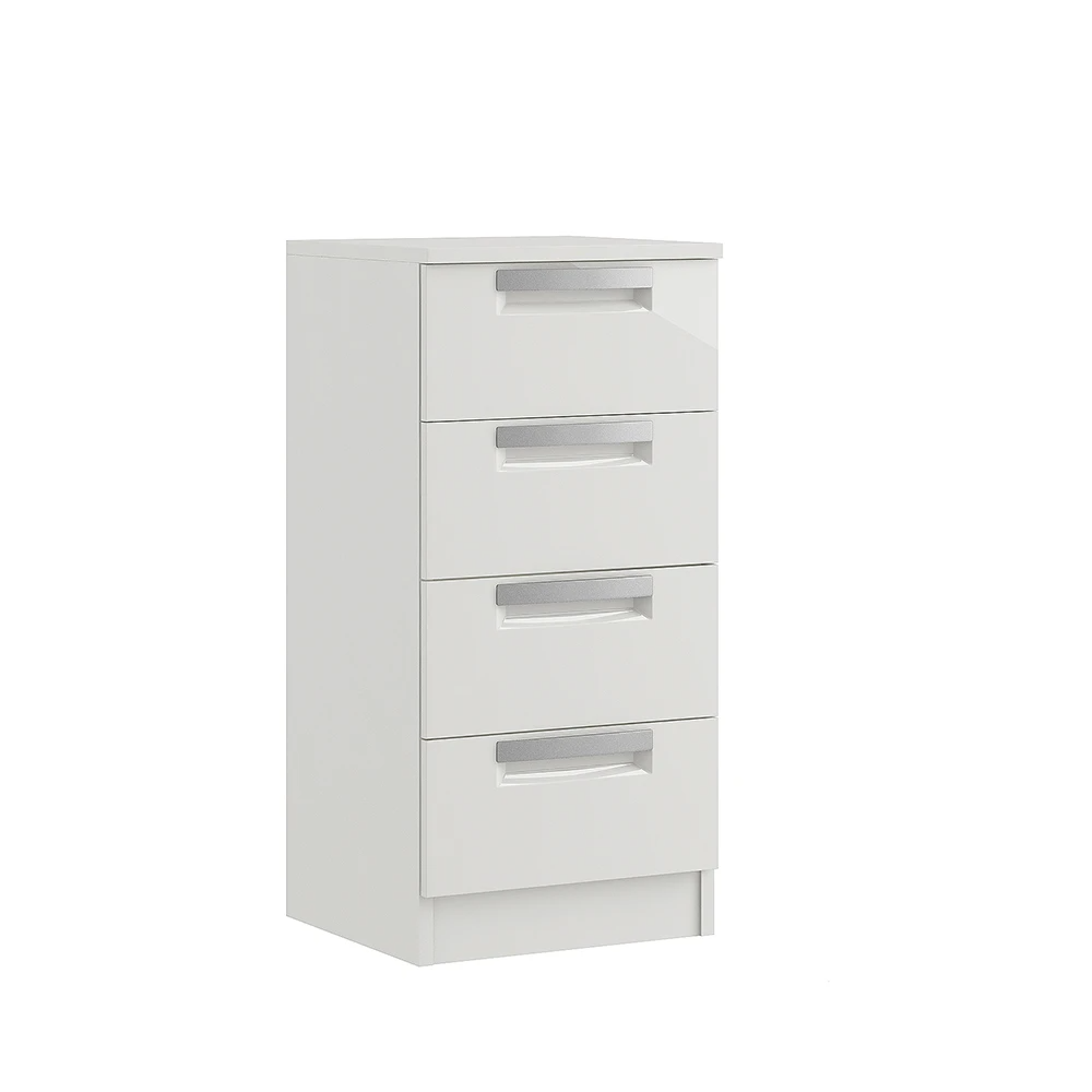 Milan 4 Drawer Narrow Chest Inspired Rooms