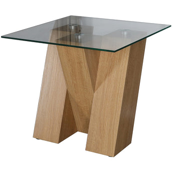 Lamp Table – With Smoked Glass