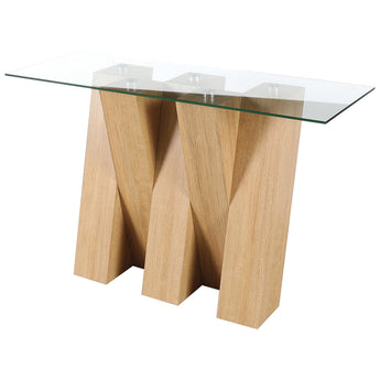 Console Table – With Clear Glass