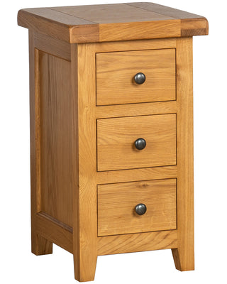 Narrow 3 Drawer Bedside Cabinet Inspired Rooms