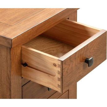 Rustic Oak 2 Over 3 Drawer Chest Inspired Rooms