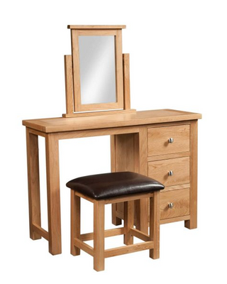 Single Pedestal Dressing Table With Stool Inspired Rooms