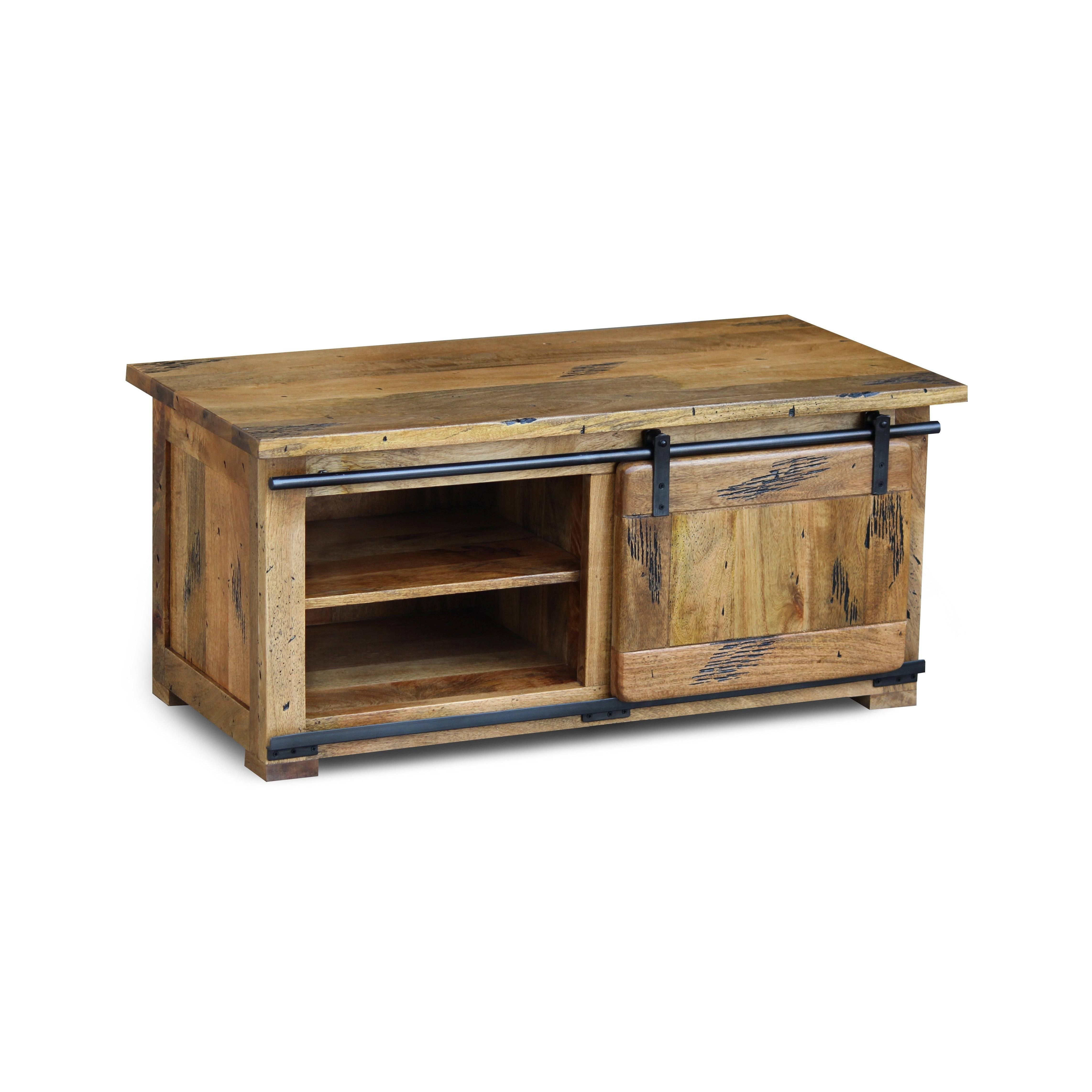 Solid Mango Coffee Table/Small TV Stand 110 x 55 x 50cm Inspired Rooms