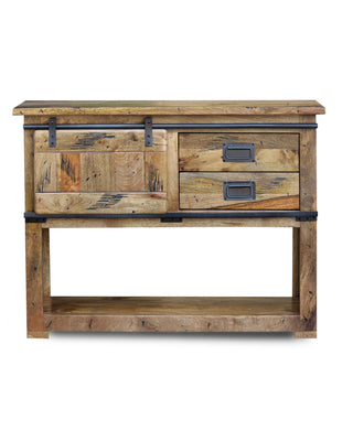 Solid Mango Console Table 110 x 35 x 85cm Inspired Rooms