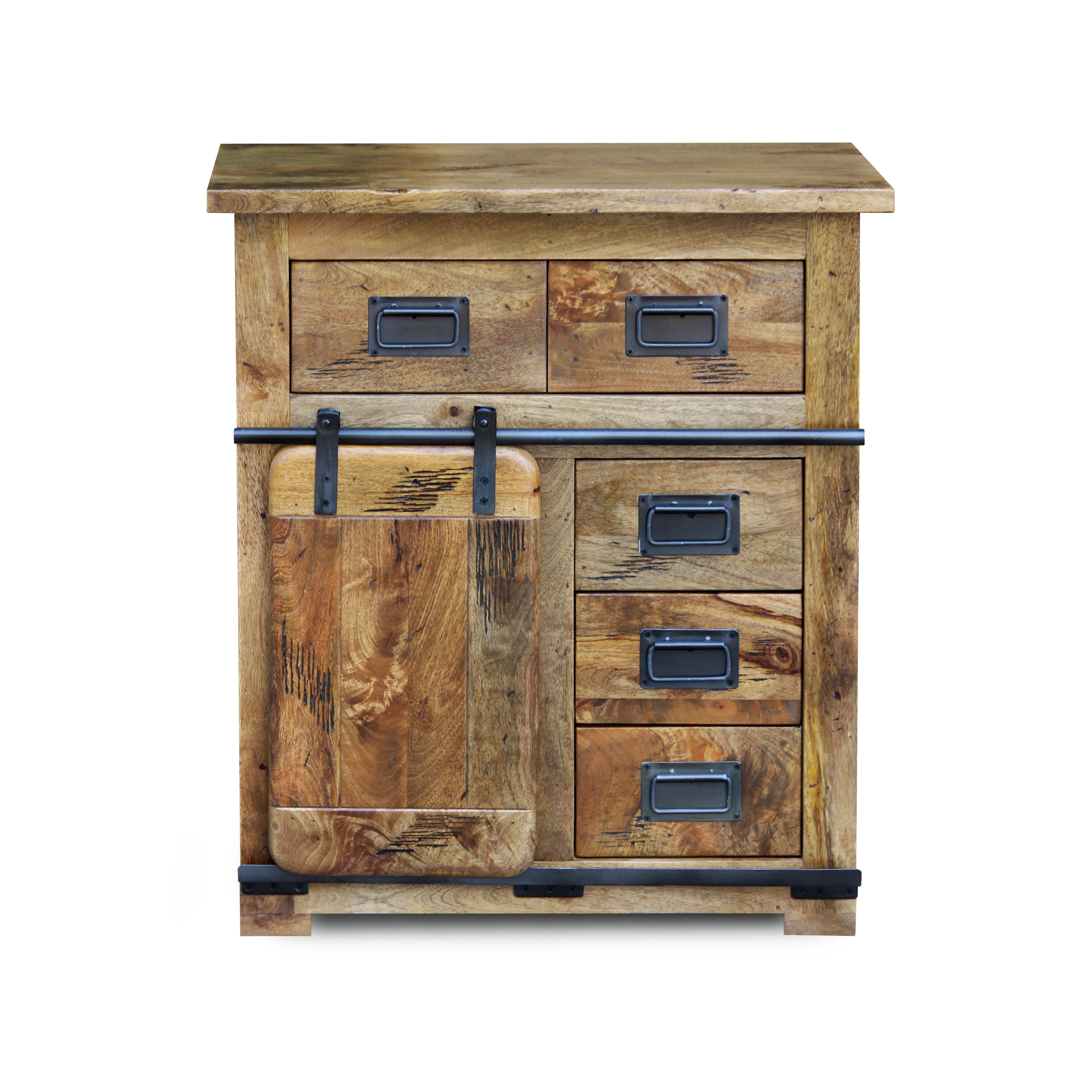 Solid Mango Hall Cabinet 75 x 45 x 85cm Inspired Rooms