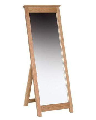 Solid Oak Cheval Mirror Inspired Rooms