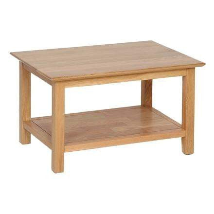 Solid Oak Coffee Table - 760mm Inspired Rooms