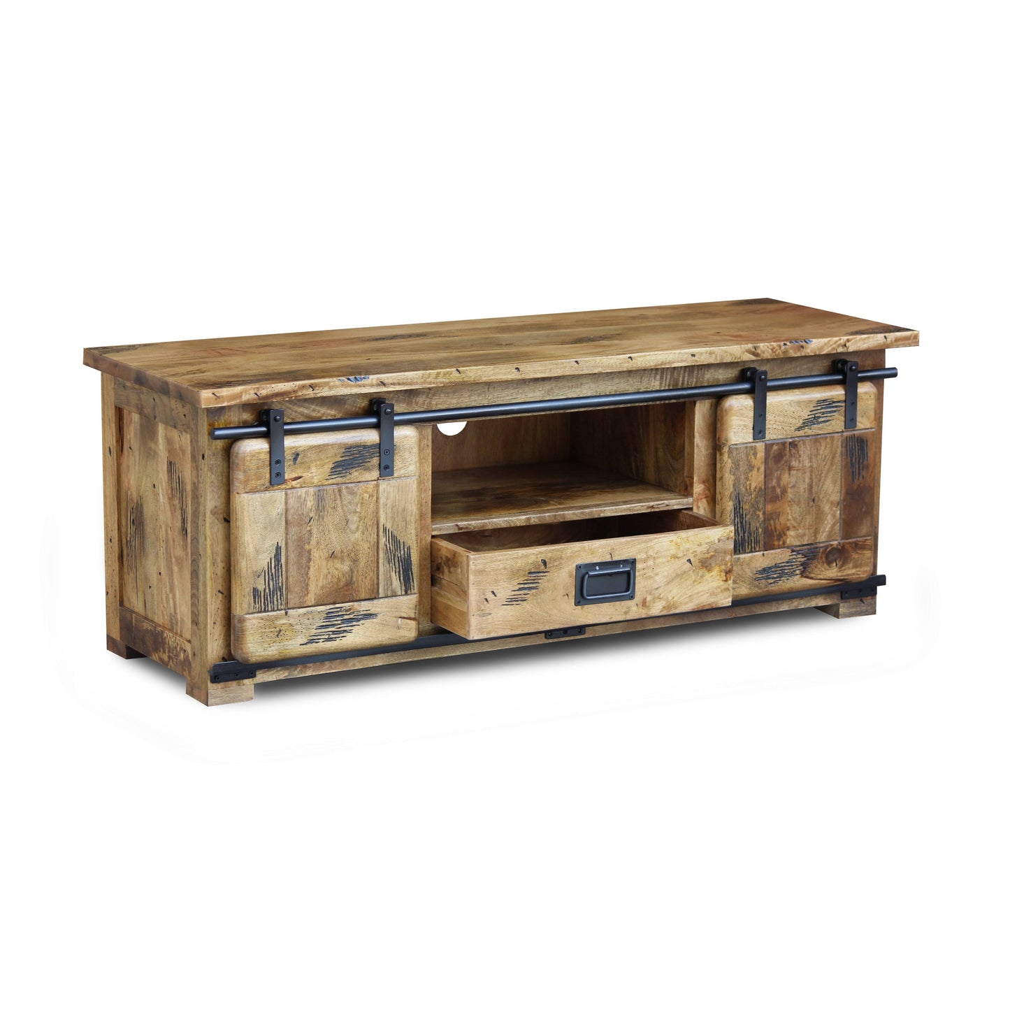 Solid Mango Medium TV Stand 135 x 45 x 51cm