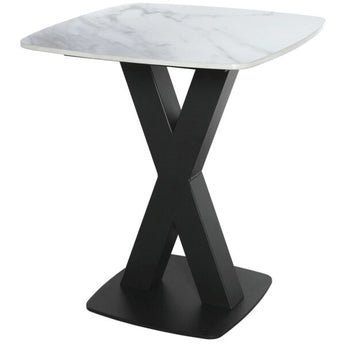 Stone Lamp Table - White or Grey - Inspired Rooms