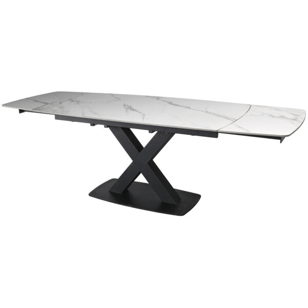 Stone Large Extending Dining Table 160-240cm - White or Grey