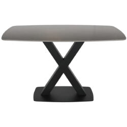 Stone Small Fixed Dining Table - White or Grey - Inspired Rooms