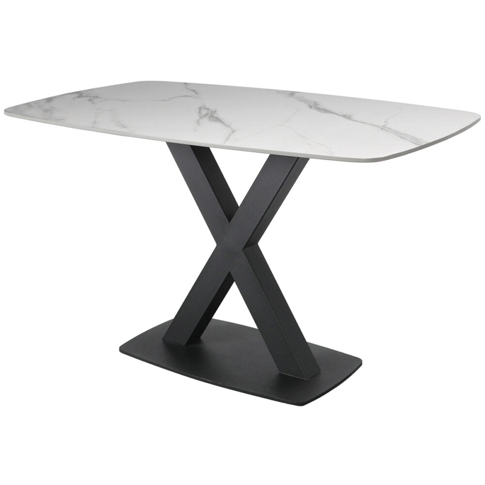 Stone Small Fixed Dining Table - White or Grey