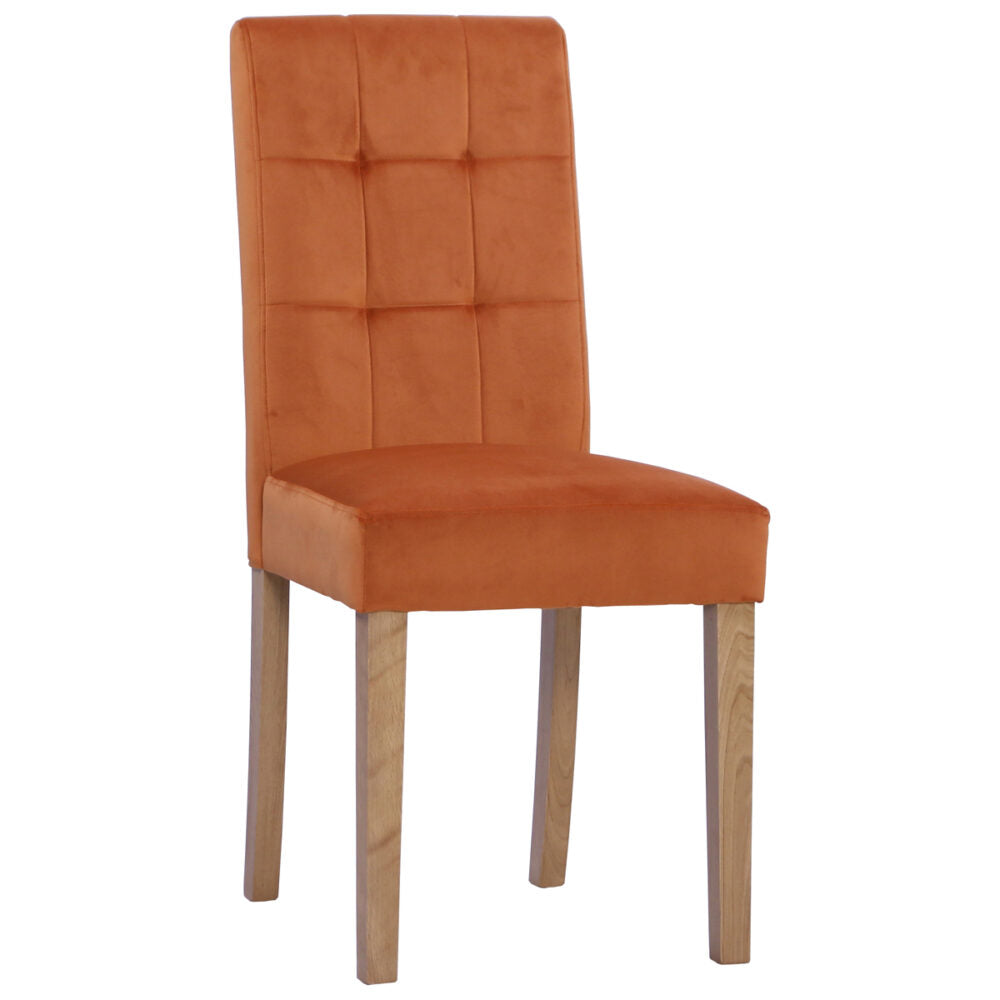 Sunset Velvet Dining Chair - Inspired Rooms