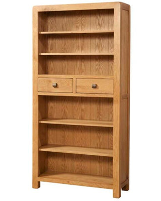 Tall Bookcase With 2 Drawers Inspired Rooms