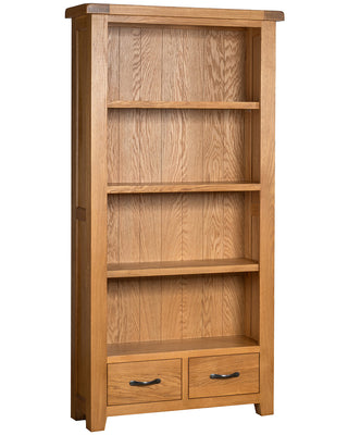 Trafalgar Oak Bookcase 900 x 1800 Inspired Rooms