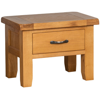 Trafalgar Oak Side Table with Drawer Inspired Rooms