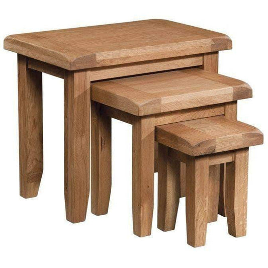 Trafalgar Oak Nest of Tables