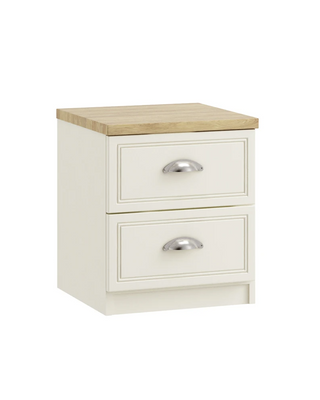 Vittoria 2 Drawer Bedside Chest Inspired Rooms