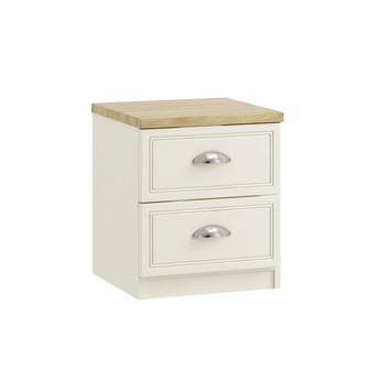 Vittoria 2 Drawer Bedside Chest Inspired Rooms