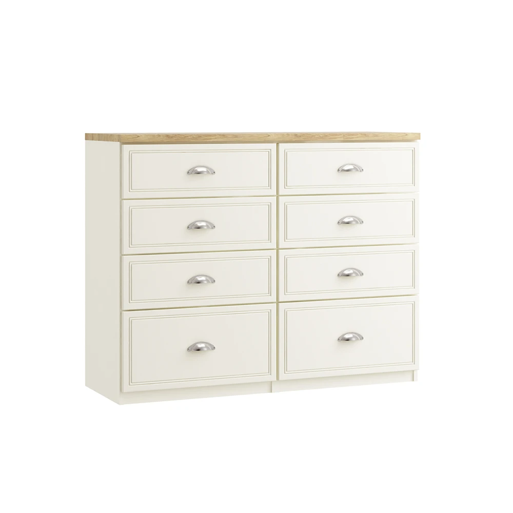 8 Drawer Twin Chest